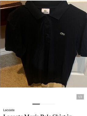 Lacoste Men's navy  Short-Sleeve Polo Shirt